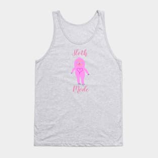 Pink Sloth Mode Tank Top